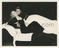 4y1183 GAY BRIDE deluxe 7.75x9.5 still 1934 Chester Morris romancing Carole Lombard on couch by Bull!