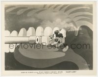 4y1186 GIANTLAND 8x10.25 still 1933 Disney, cartoon image of Mickey Mouse in gigantic mouth!