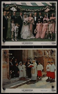 4y1428 GODFATHER 2 color 8x10 stills 1972 Al Pacino, Diane Keaton, James Caan, Francis Ford Coppola!