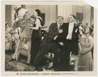 4y1231 MONKEY BUSINESS 8x10.25 still 1931 Groucho Marx being attacked by Native American Indian!