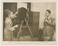 4y1236 NANCY DREW REPORTER candid 8x10.25 still 1939 Bonita Granville taking photo with old camera!