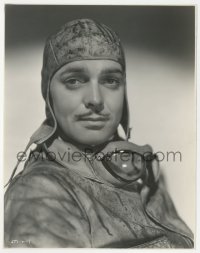 4y1239 NIGHT FLIGHT 7.25x9.5 still 1933 best head & shoulders portrait of young pilot Clark Gable!