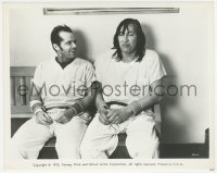 4y1243 ONE FLEW OVER THE CUCKOO'S NEST 8x10 still 1975 Jack Nicholson & Will Sampson, Juicy Fruit!