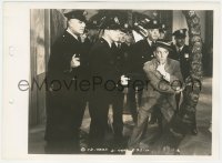 4y1277 SO YOU WON'T SQUAWK 8x11 key book still 1941 Buster Keaton with armed cops making arrest!