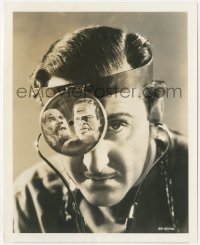 4y0266 SON OF FRANKENSTEIN 8x10 still 1939 Boris Karloff & Bela Lugosi in Rathbone's head mirror!