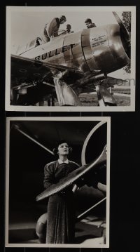 4y1434 TEST PILOT 2 8x10 stills 1938 candid Clark Gable entering airplane + pretty Myrna Loy!