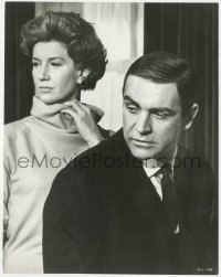 4y1296 THUNDERBALL 8x10 still 1965 Sean Connery as James Bond & Lois Maxwell as Miss Moneypenny!