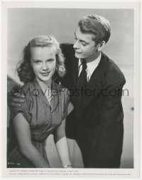 4y1310 WHISTLE AT EATON FALLS 8x10 still 1951 unbelievably young Ann Francis & Carleton Carpenter!