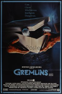 4y0331 GREMLINS Aust 1sh 1984 cute, clever, mischievous, dangerous, Joe Dante, cool John Alvin art!