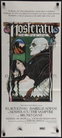 4y0408 NOSFERATU THE VAMPYRE Aust daybill 1979 Kinski, Werner Herzog, classic Palladini vampire art!