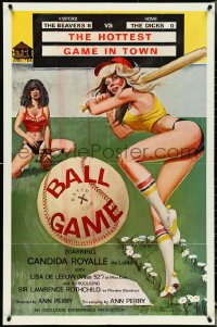 4y0704 BALL GAME 1sh 1980 beavers vs. dicks, hottest game in town, Candida Royalle as Lolita!