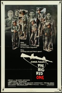 4y0712 BIG RED ONE 1sh 1980 directed by Samuel Fuller, Lee Marvin, Mark Hamill in WWII!