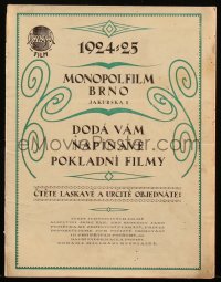 4y0089 MONOPOLFILM 1924-25 Czech campaign book 1924 German Emil Jannings & Conrad Veidt, ultra rare!