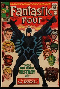 4y0146 FANTASTIC FOUR #46 comic book January 1966 1st Black Bolt cover by Jack Kirby & Joe Sinnott!