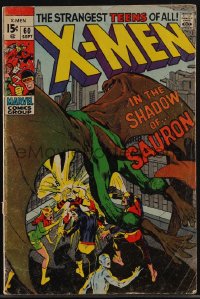 4y0300 X-MEN #60 comic book September 1969 art by Neal Adams, 1st appearance of Sauron!