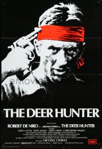 4y0168 DEER HUNTER English 1sh 1979 Michael Cimino directed, Robert De Niro, Russian Roulette!