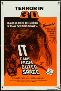 4y0898 IT CAME FROM OUTER SPACE 1sh R1972 Ray Bradbury, reaching from the screen to seize you!