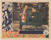 4y0531 BEHIND OFFICE DOORS LC 1931 Mary Astor loves boss Robert Ames, but he takes her for granted!