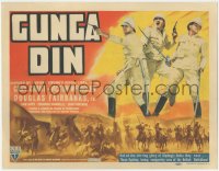 4y0201 GUNGA DIN TC 1939 Douglas Fairbanks Jr., Cary Grant & Victor McLaglen in India, ultra rare!