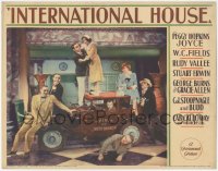 4y0228 INTERNATIONAL HOUSE LC 1933 W.C. Fields stuck under car by Burns & Allen and cast, ultra rare!