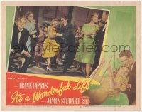 4y0207 IT'S A WONDERFUL LIFE LC #3 1946 James Stewart & Donna Reed dancing at party, Frank Capra!