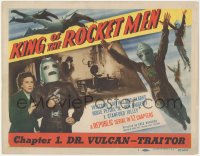 4y0477 KING OF THE ROCKET MEN chapter 1 TC 1949 Coffin, full-color Dr. Vulcan - Traitor, ultra rare!