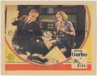 4y0231 KISS LC 1929 Greta Garbo w/gun watching Anders Randolf beat Lew Ayres senseless, ultra rare!