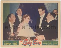 4y0234 LADY EVE LC 1941 Preston Sturges, Henry Fonda is sure that he knows Barbara Stanwyck, rare!