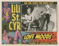 4y0566 LOVE MOODS LC 1952 great images of sexy stripper Lili St. Cyr wearing skimpy outfits!