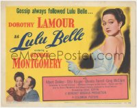 4y0509 LULU BELLE TC 1948 sexy Dorothy Lamour in elegant dress & jewels with George Montgomery!