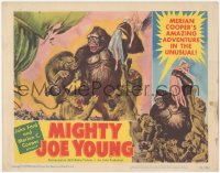 4y0568 MIGHTY JOE YOUNG LC #2 1949 1st Ray Harryhausen, Widhoff art of ape saving girl from lions!