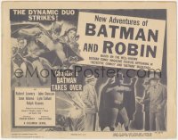 4y0486 NEW ADVENTURES OF BATMAN & ROBIN chapter 1 TC 1949 costumed Lowery & Duncan, Cravath art, rare!