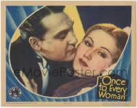 4y0573 ONCE TO EVERY WOMAN LC 1934 super close up of beautiful Fay Wray & Ralph Bellamy, ultra rare!