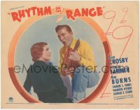 4y0579 RHYTHM ON THE RANGE LC 1936 c/u of Bing Crosby serenading cult star Frances Farmer, rare!