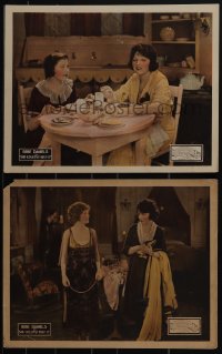 4y0676 SHE COULDN'T HELP IT 2 LCs 1920 orphan Bebe Daniels gets involved in jewel heist, ultra rare!