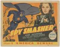 4y0493 SPY SMASHER chapter 1 TC 1942 art of the Whiz Comics super hero, serial, America Beware, rare!