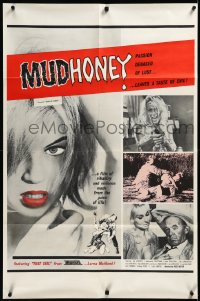 4y0182 MUDHONEY style A 1sh 1965 Russ Meyer, sexy Lorna Maitland leaves a taste of evil, ultra rare!