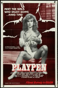 4y1002 PLAYPEN 1sh 1987 meet the sexy women-in-prison who enjoy doing hard time, ultra rare!