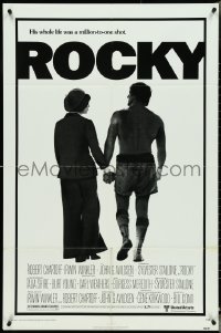 4y1026 ROCKY NSS style 1sh 1976 boxer Sylvester Stallone, John G. Avildsen boxing classic!