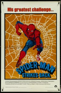 4y1054 SPIDER-MAN STRIKES BACK int'l 1sh 1978 Marvel Comics, Spidey in his greatest challenge!