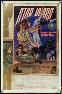 4y1063 STAR WARS style D NSS style 1sh 1978 George Lucas, circus poster art by Struzan & White!