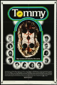 4y1090 TOMMY 1sh 1975 The Who, Daltrey, mirror image, your senses will never be the same!