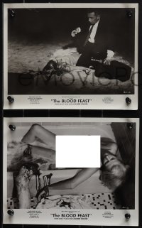 4y1362 BLOOD FEAST 8 8x10 stills 1963 Herschell Gordon Lewis gory horror classic, Connie Mason!