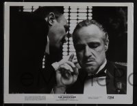 4y1351 GODFATHER 10 8x10 stills 1972 Brando, Pacino, Cahn, Coppola & Puzo, many classic scenes!