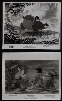 4y1346 JUNGLE BOOK 11 8x10 stills 1967 Disney, great cartoon images of Mowgli & his friends!