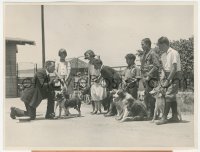 4y1314 WILLIAM S. HART 6.5x8.5 news photo 1924 he rescued homeless dogs before they were put down!