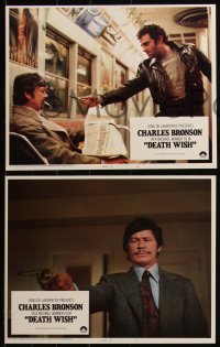 4y0602 DEATH WISH 8 int'l LCs 1974 vigilante Charles Bronson is the judge, jury, and executioner!