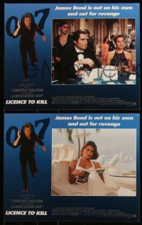 4y0609 LICENCE TO KILL 8 LCs 1989 Timothy Dalton as James Bond 007, he's out for revenge!