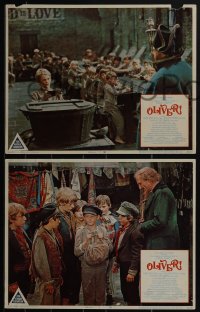 4y0647 OLIVER 3 LCs 1969 Mark Lester in the title role, Jack Wild, Secombe, directed by Carol Reed