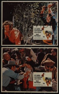 4y0615 PAINT YOUR WAGON 8 LCs 1969 Clint Eastwood, Lee Marvin, Jean Seberg, Lesser border art!